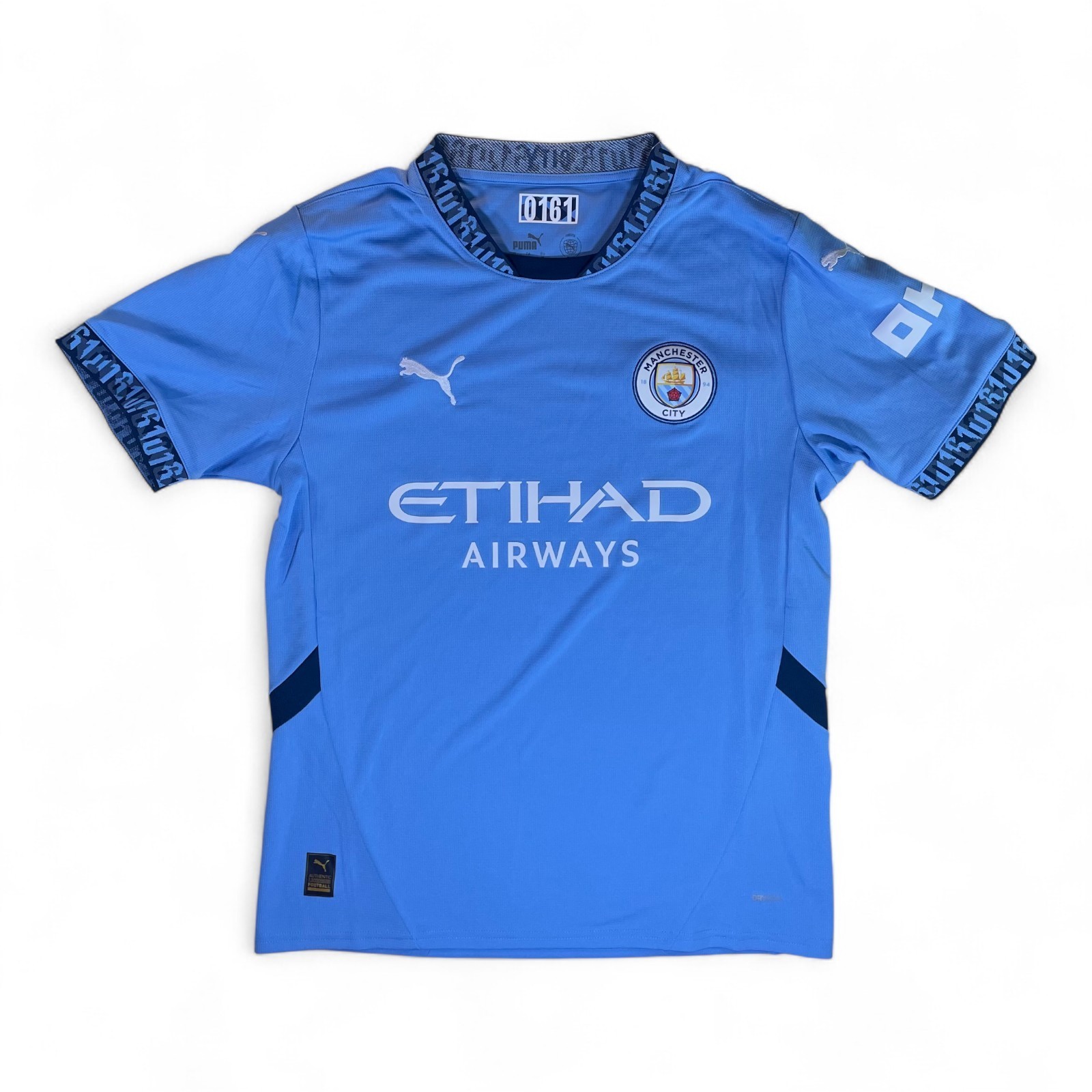 2024-25 Manchester City Authentic Home Football Shirt Soccer Jersey Puma Mens M
