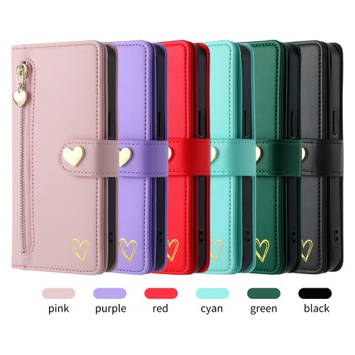 For iPhone 16 15 Pro Max 14 13 12 11 XS XR Leather Card Wallet Case Flip Cover