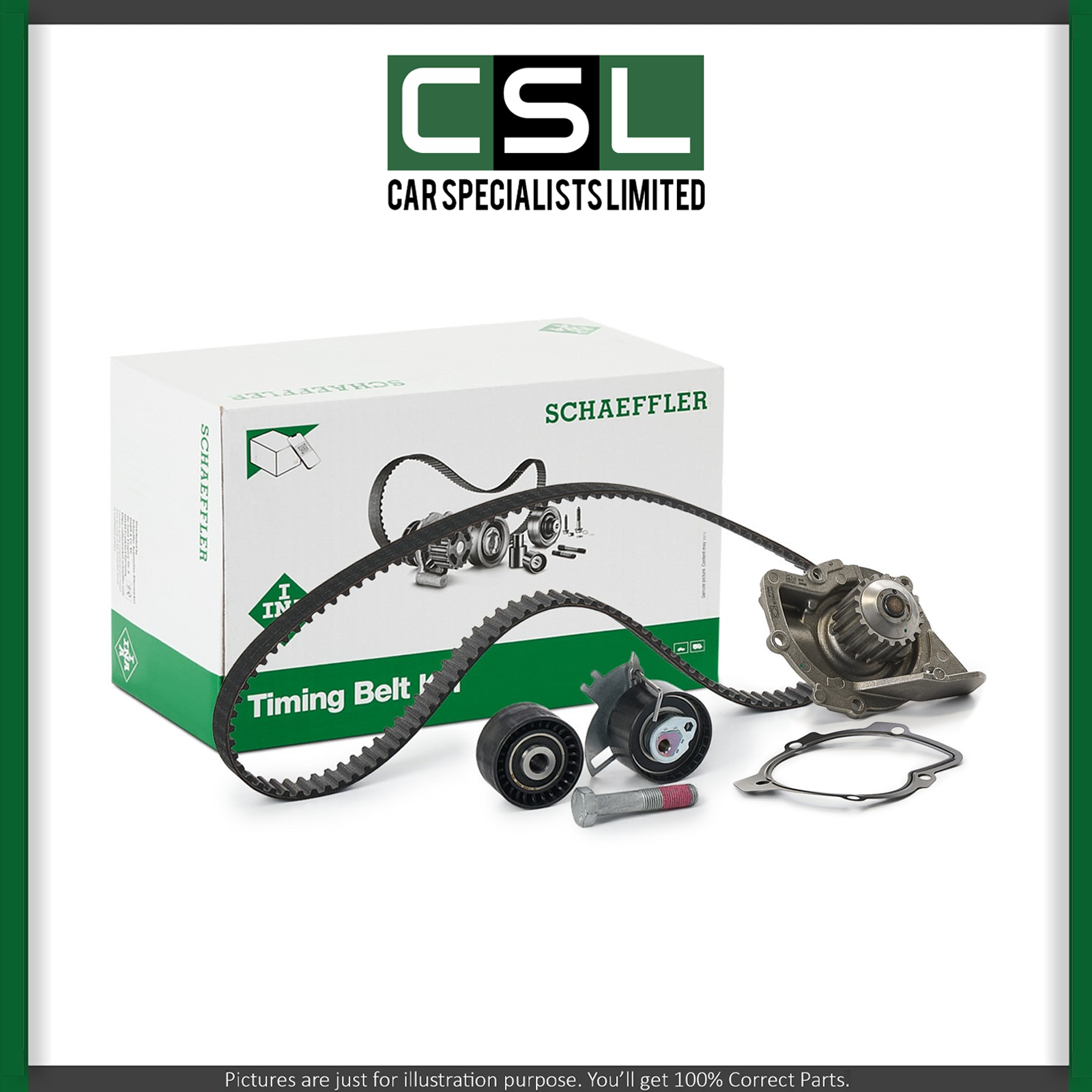 CITROEN PEUGEOT 2.0 & 2.2 DIESEL HDI DW10F DW12R TIMING BELT KIT WITH WATER PUMP