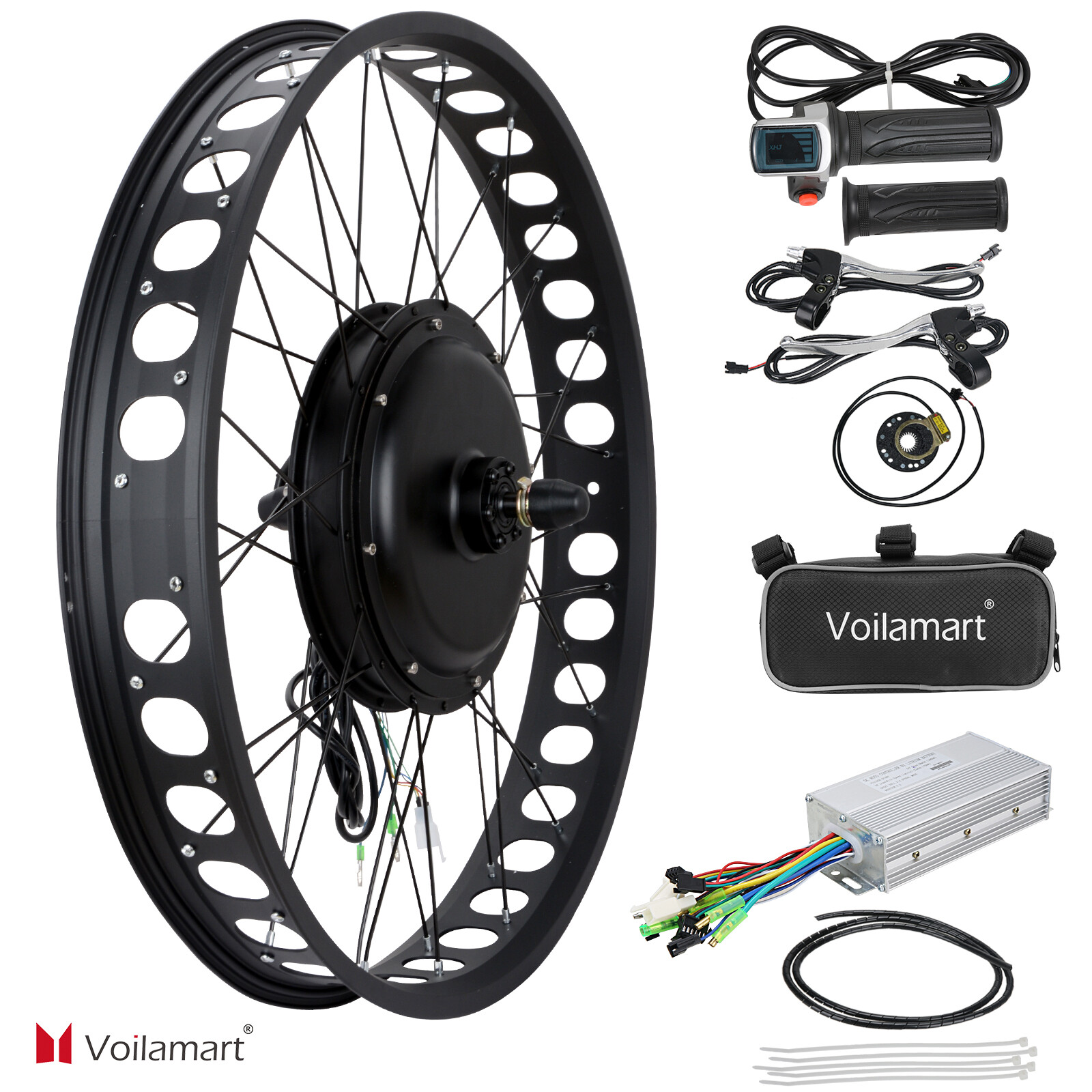 500W/1000W Electric Bicycle Front/Rear Wheel E Bike Motor Conversion Kit Hub