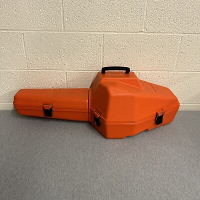 Vintage Stihl Chainsaw Plastic Storage Case W/ Handle 34  Long 18  Bar