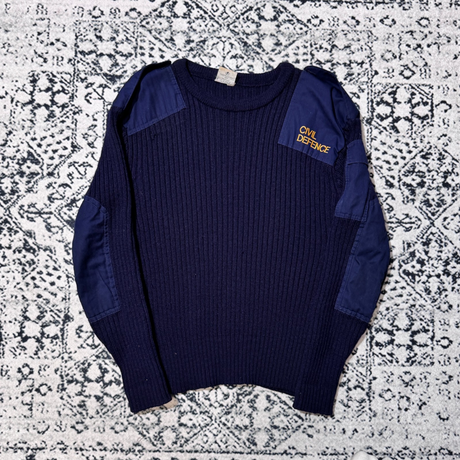 衝撃特価 00s Burberry archive y2k knit logo black トップス