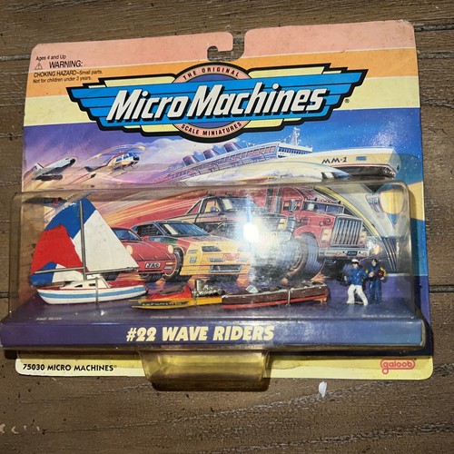 Micro Machines #22 WAVE RIDERS, Vintage, New, Sealed Package