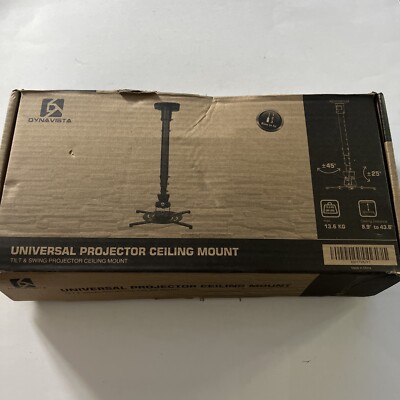 DYNAVISTA Full Motion Universal Ceiling Projector Mount Bracket New