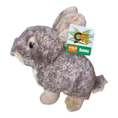 Wild Republic Mini Cuddlekins Bunny Plush Stuffed Animal Toy NWT