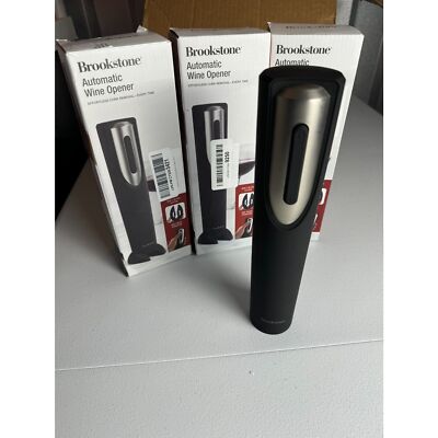 Brookstone Automatic Wine Opener with Foil Cutter (Gently Used - Open Box)