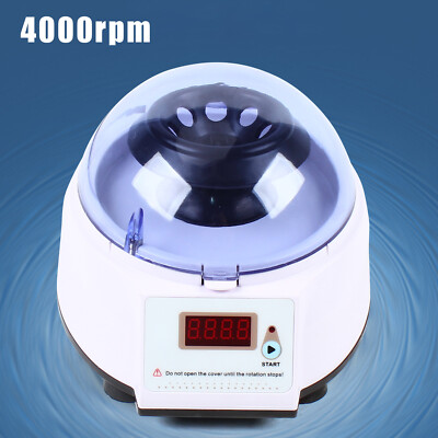 Lab High-speed Plasma PRP Microcentrifuge LCD Display Centrifuge with 2 Rotor US
