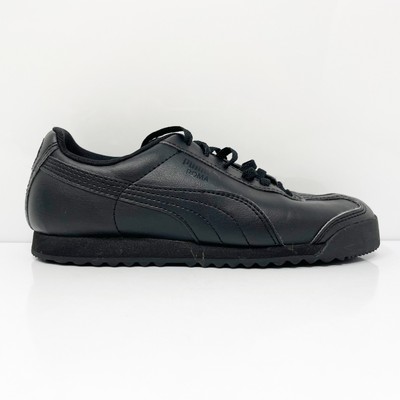 Puma Boys Roma Basic 361594-12 Черная повседневная обувь Кроссовки Размер 2.5C