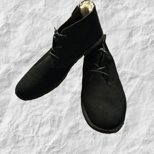 Black Mens 12 Suede
