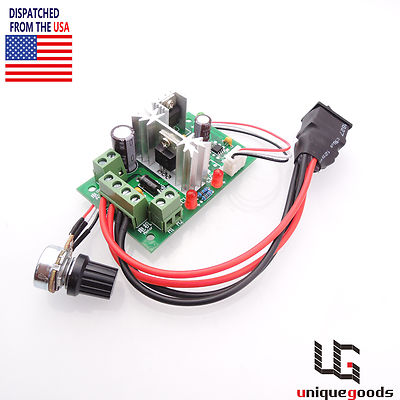 6V 12V 24V PWM DC Motor Speed Controller Reversible Switch Adjustable Governor