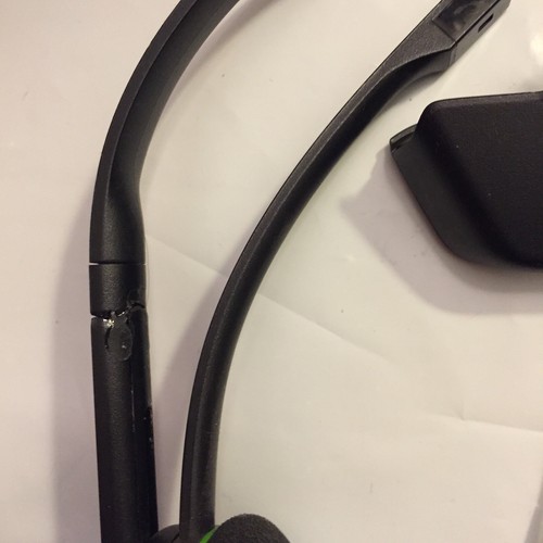 Microsoft Xbox 360 Black Headset Standard Headphone Mic Jack New