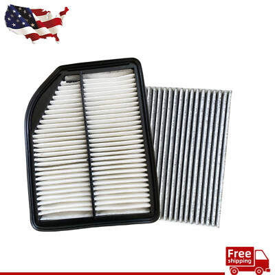 NEW Engine & Carbonized Cabin Filter Combo Set For HONDA CRV 2012-2014 CR-V
