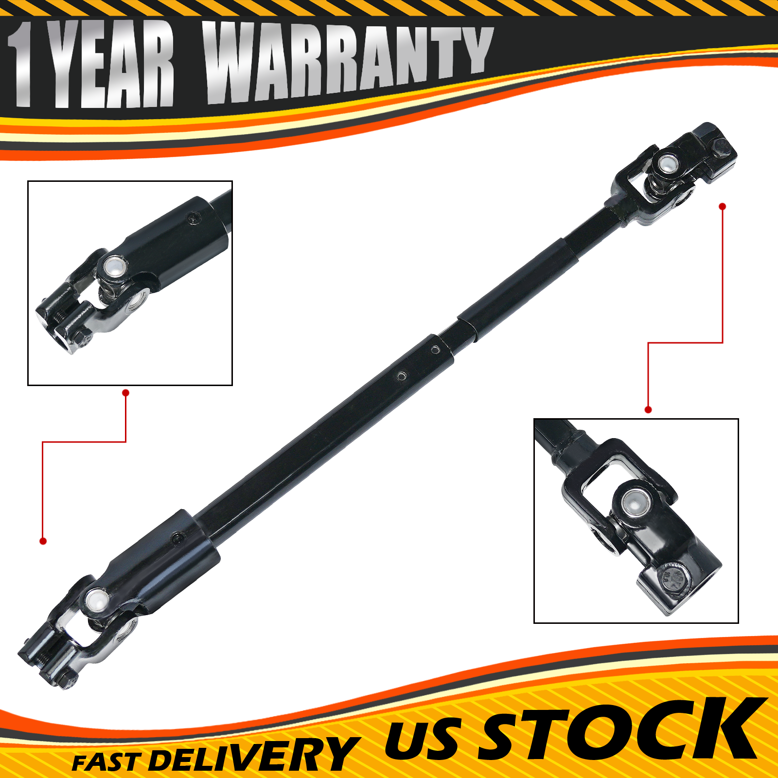 23.2 in Lower Steering Shaft For JCXJ84 Jeep Cherokee XJ