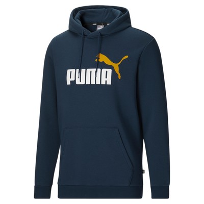 

Мужская худи с большим логотипом PUMA Essentials, Gray - medium gray heather