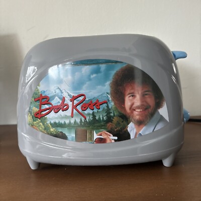 Bob Ross Toaster Toasts Bob's Face on Bread BOB ROSS