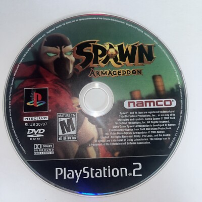 Spawn: Armageddon (Sony PlayStation 2, 2003) Disc Only. Tested! Ships Fast