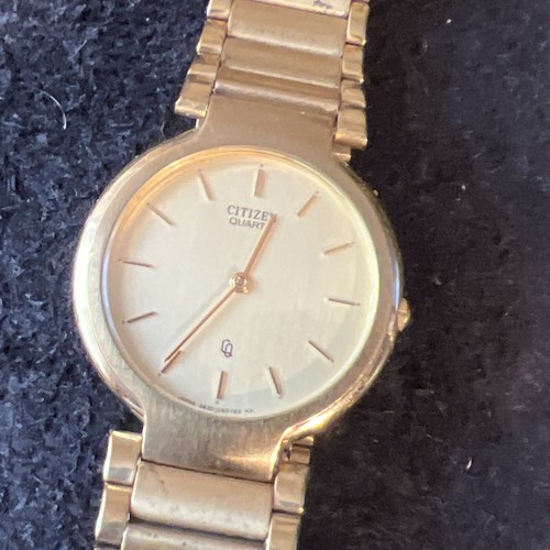 SPONTA 39256 手巻き 金14k 腕時計 CITIZEN SUPER HIGHNESS 腕時計 14kメッキ 美品 手巻き - メルカリ