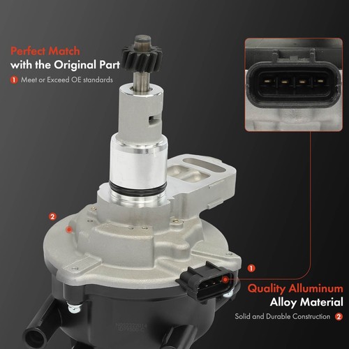 Ignition Distributor w/ Cap & Rotor for Toyota 4Runner Pickup 92-95 T100 V6 3.0L