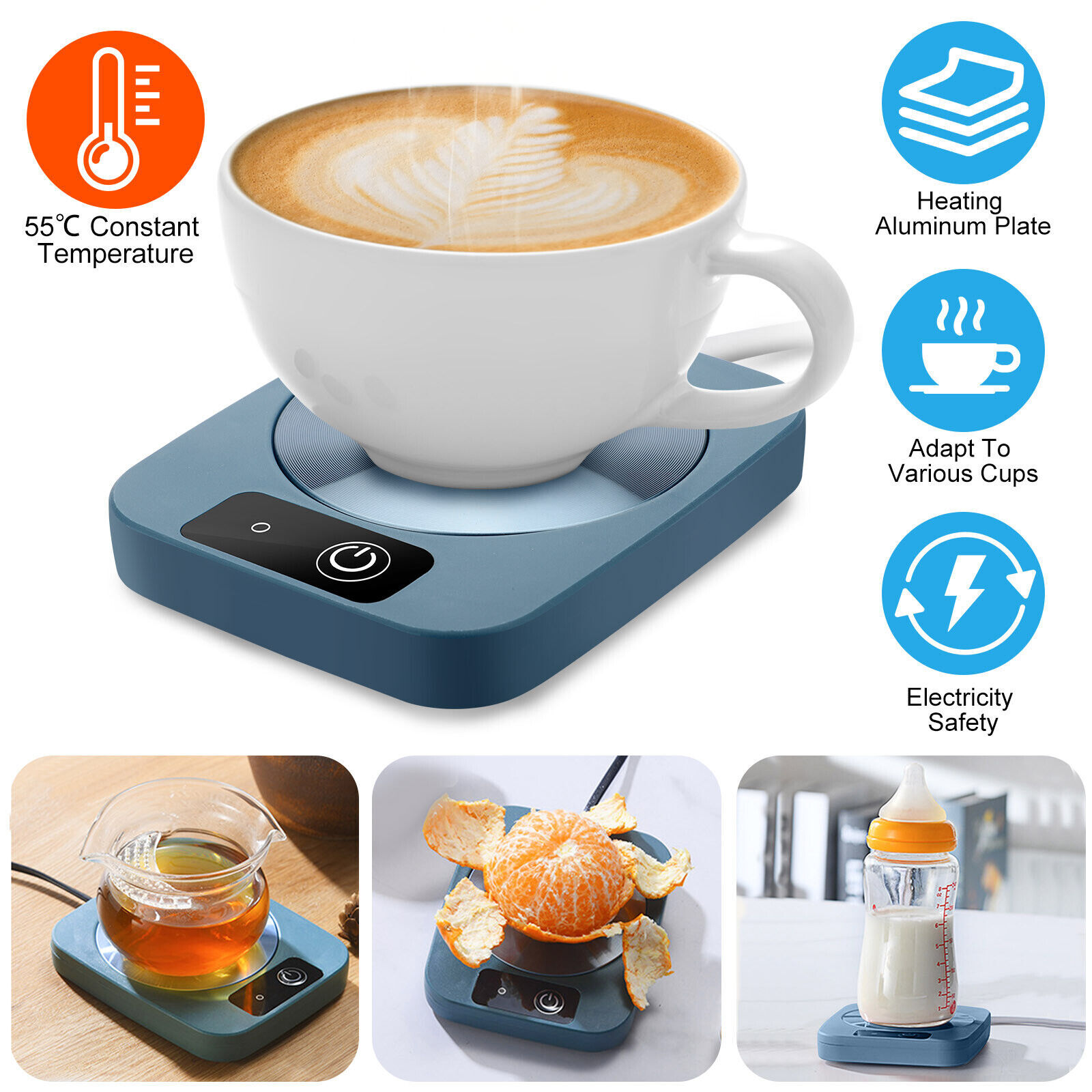 Coffee Tea Milk Drink Heater Pad For Office Home