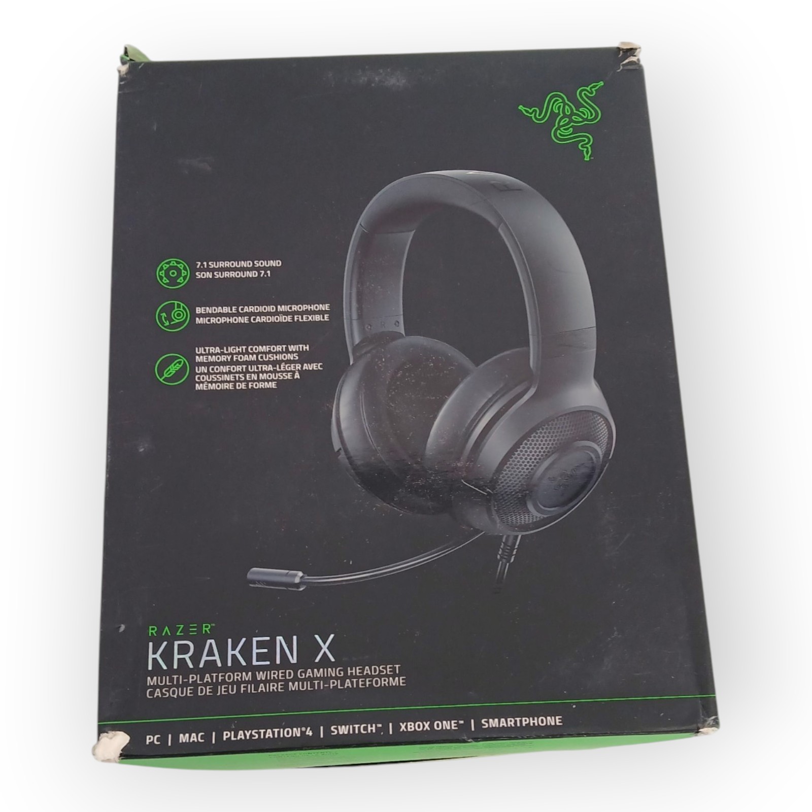 Razer Kraken X Multi-Platform Wired Gaming Headset (Untested)