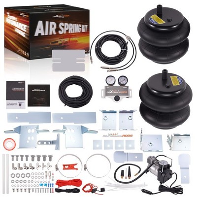 Air Spring Load Helper Kit W/ Dual Gauge for VW Crafter LT35 2006-2017 4000KG