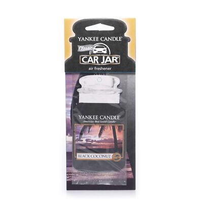 YANKEE CANDLE Car Jar Single BLACK COCONUT Autoduft