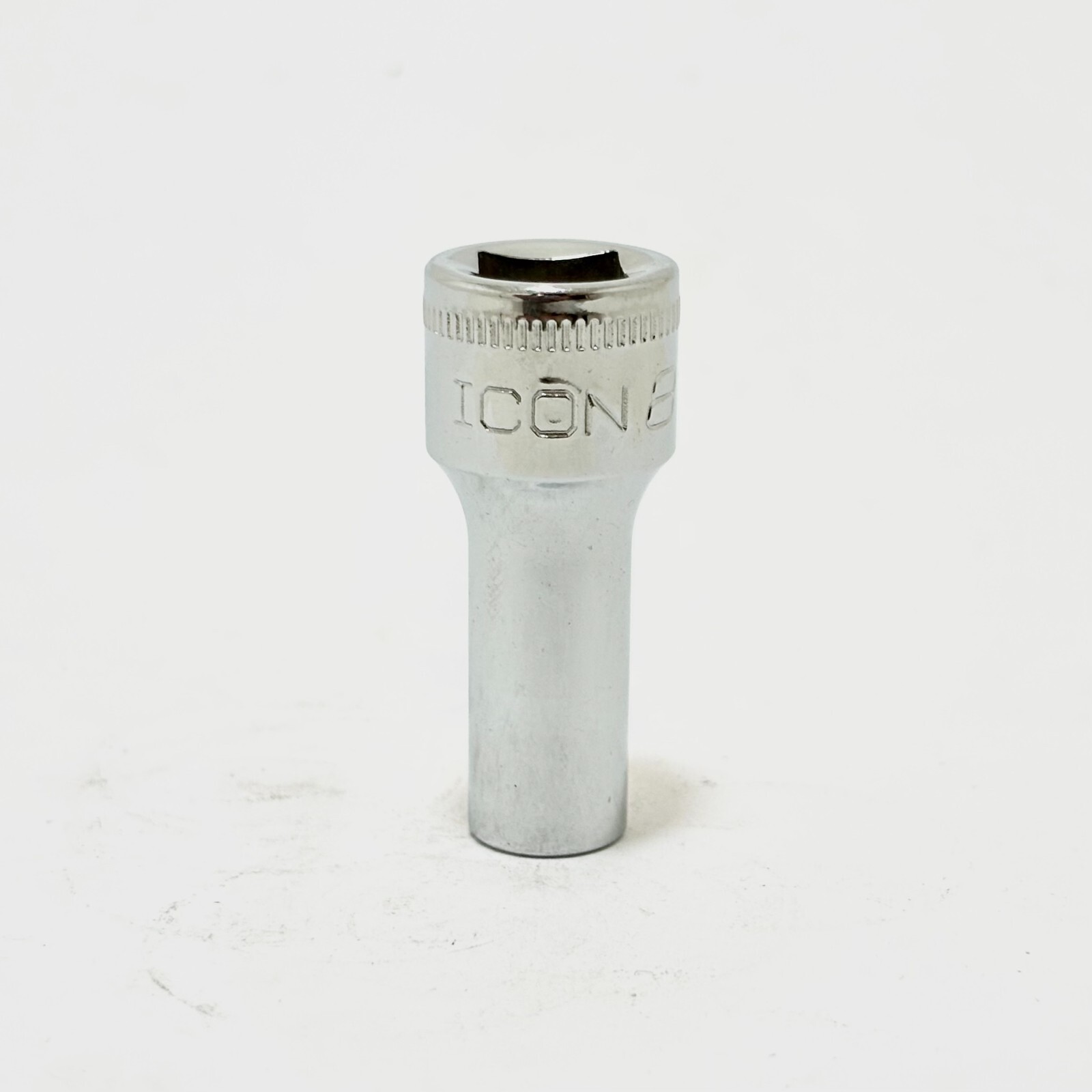 ICON 3/8 INCH DRIVE METRIC SEMI DEEP MID LENGTH SOCKET 6 POINT