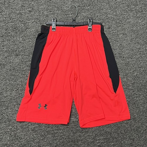 

Мужские баскетбольные шорты Under Armour, размер , маленькие спортивные шорты для активного отдыха, нижняя часть #527, Оранжевый