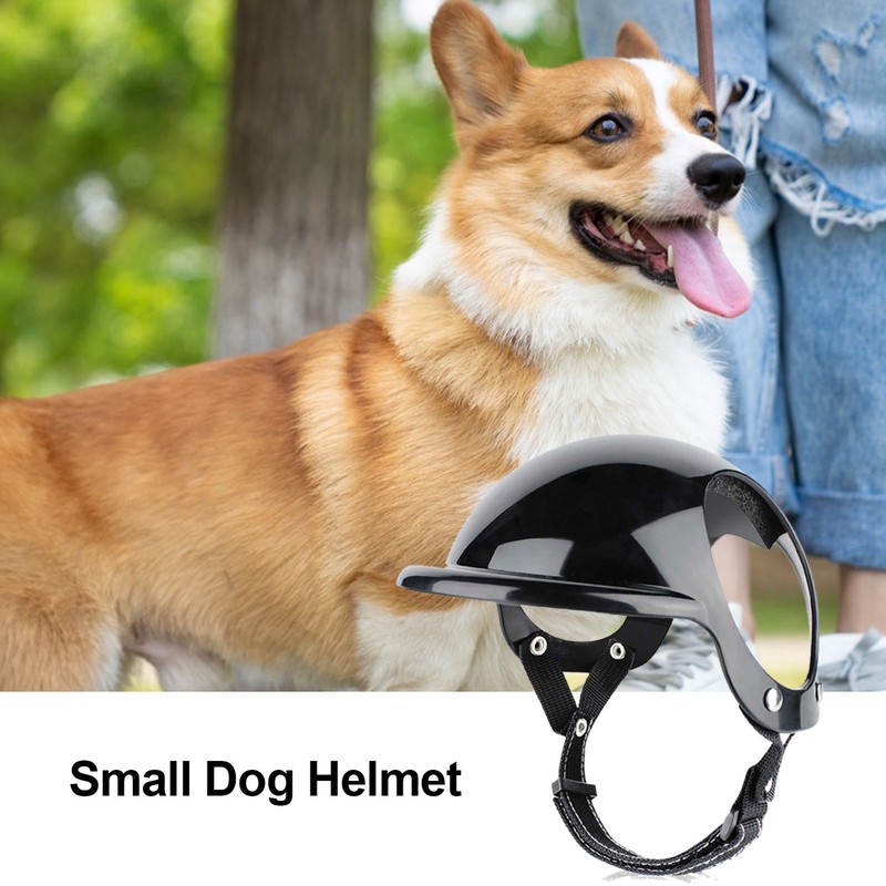 Small Dog Cat Helmet Hat Safety Pet Supplies Outdoor Motorcycle Bike Helmet