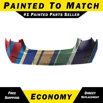 NEW Painted To Match - Rear Bumper Replacement for 2013-2015 Chevy Malibu 13-15
