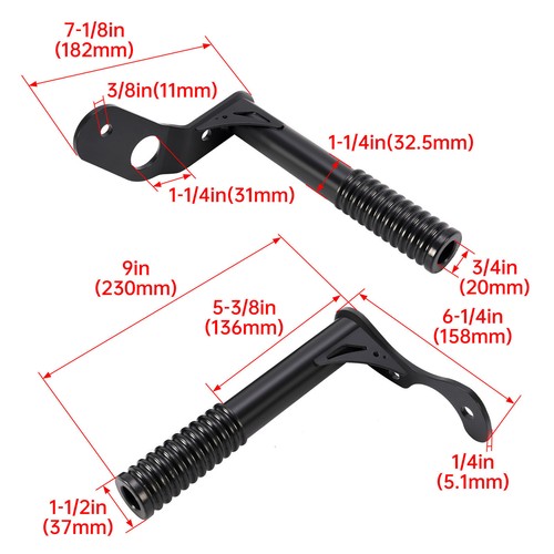 Rear Passenger Peg Crash Bar For Harley Street Bob FXBB Softail FXST 2018-2024