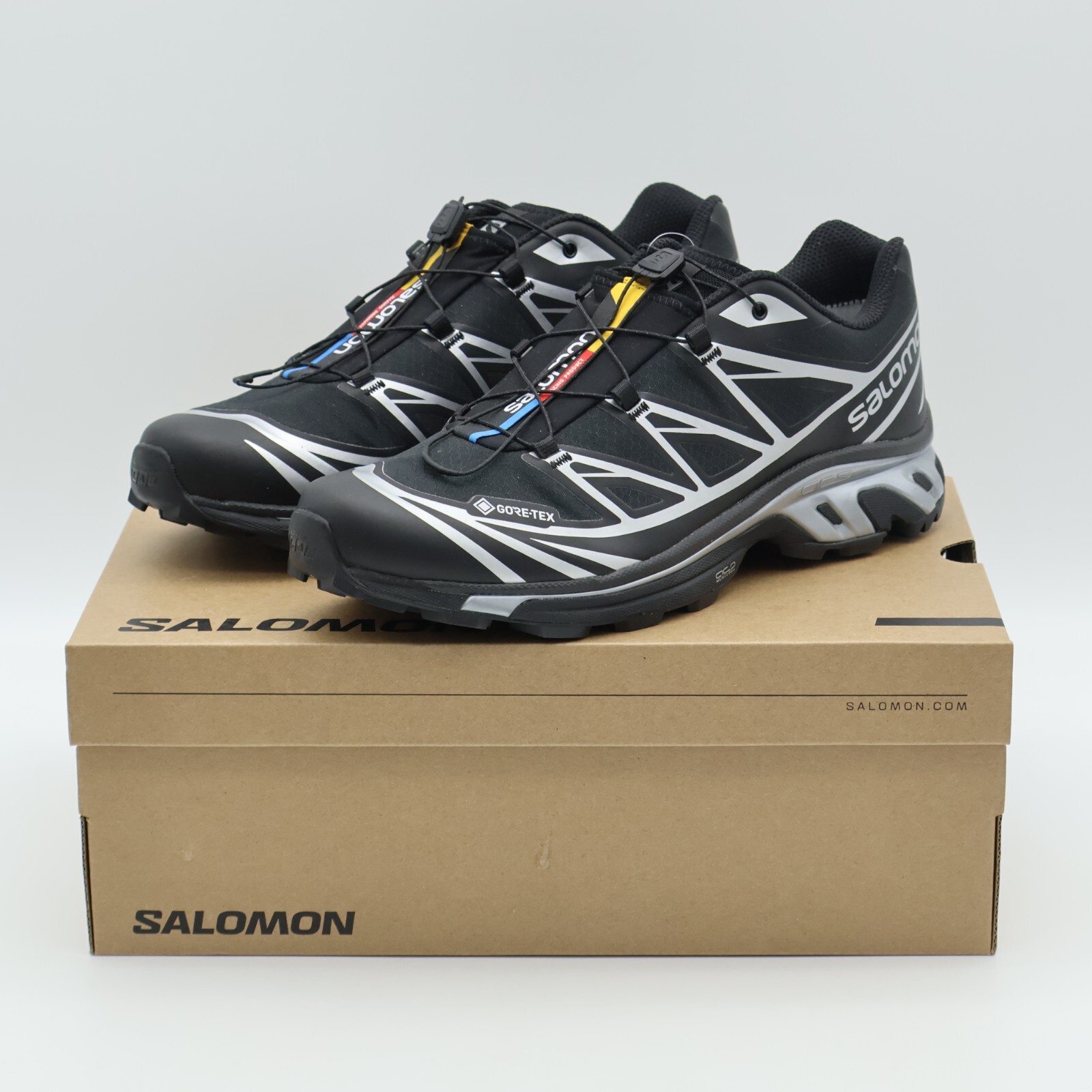 L47450600 Salomon XT-6 GORE-TEX Black Footwear Silver (Men's L47450600 Salomon XT-6 GORE-TEX Black Footwear Silver (Men's