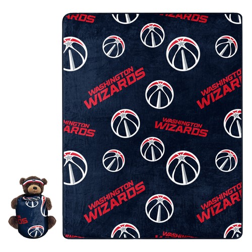 Плюшевый комбинезон с медвежонком Northwest NBA Washington Wizards и шелковое пледовое одеяло