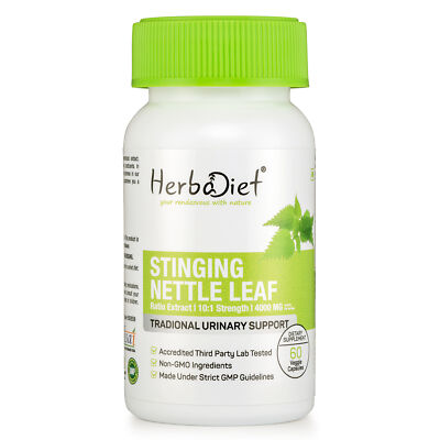 Stinging Nettle Leaf Extract Capsules 20:1 Urtica Dioica Prostate Health Support