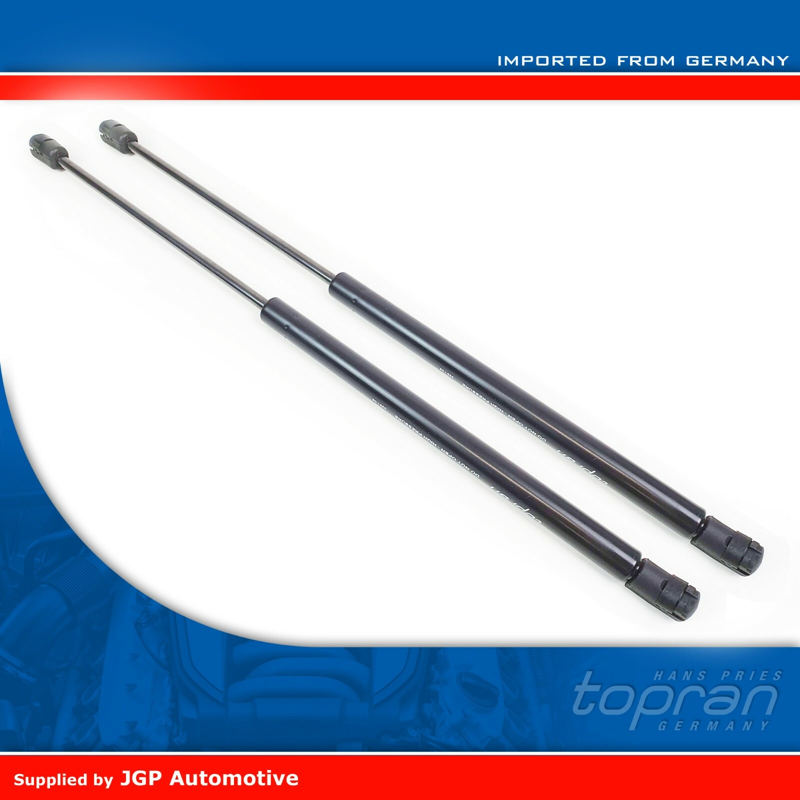 2x Boot Lid Tailgate Gas Lifter Struts VW Polo 9N Hatchback [2002-09] 6Q6827550C