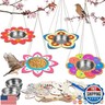 Fennoral 4 Pack Bird Feeder Kits for Kids Make Your Own Bird Feeders Wooden Art and Craft for Girls Boys Ornaments DIY to Paint Bird Feeders Craft for Spring Garden Outdoor Summer Activities Project