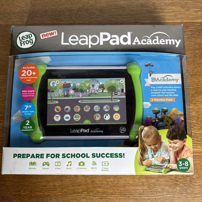 NEW LeapFrog LeapPad Academy Kids  Learning 7'' Tablet, 16GB, Green [NEW IN BOX]