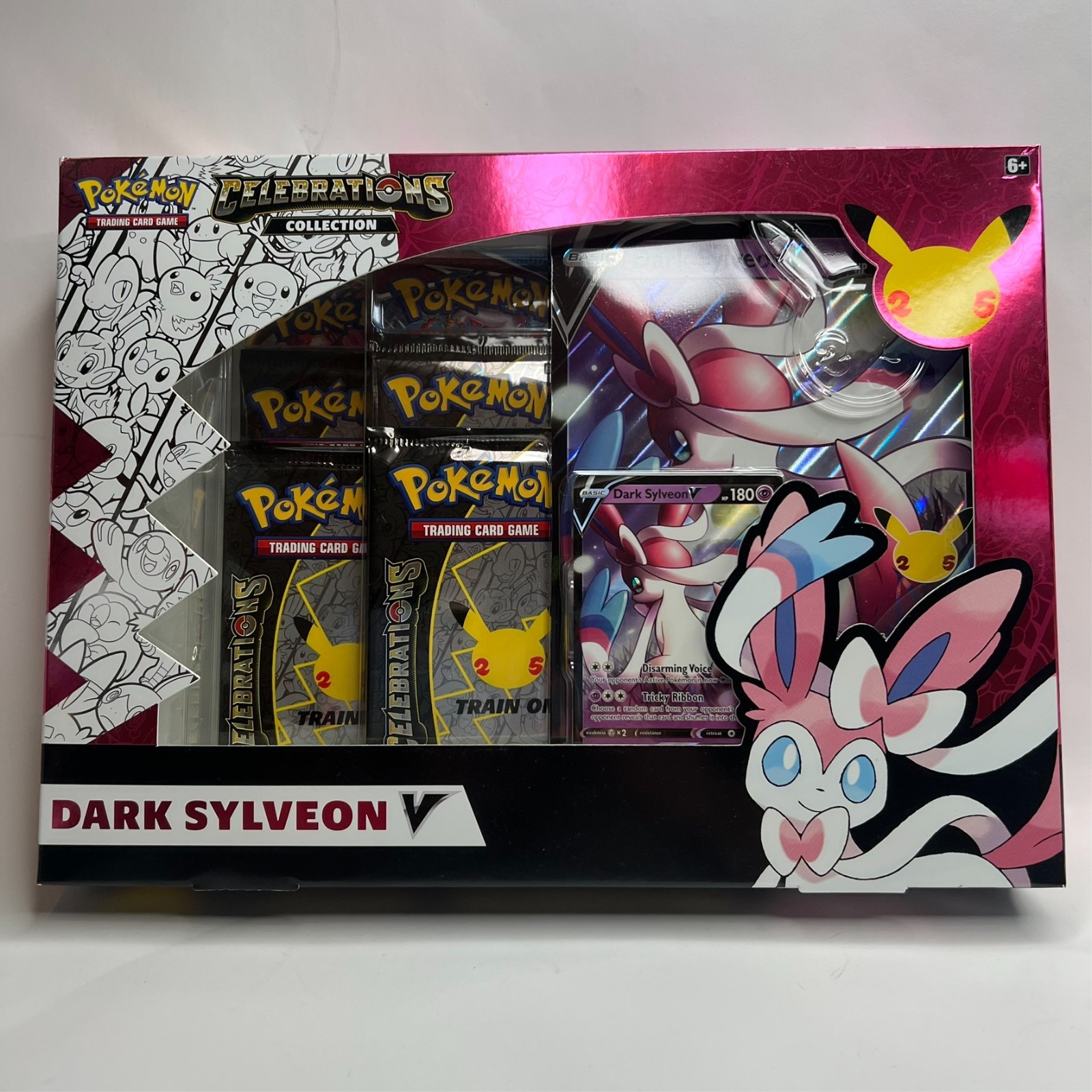 海外限定　Celebrations Dark Sylveon V Box　ポケカ Pokemon TCG 25th Anniversary Celebrations Dark Sylveon V
