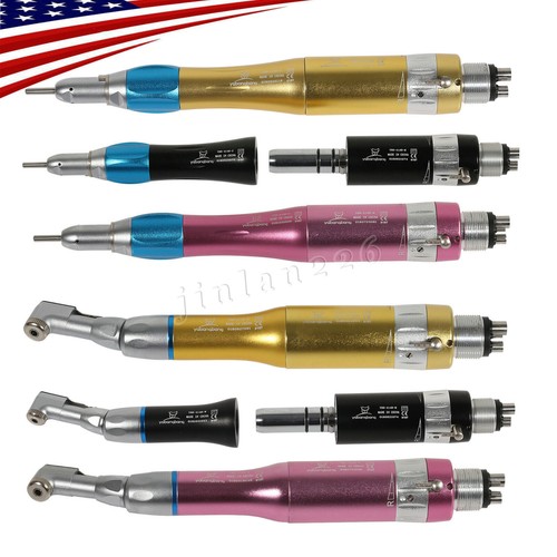 Dental low slow speed straight handpiece/ contra angle/ air motor 2/4 NSK E-type