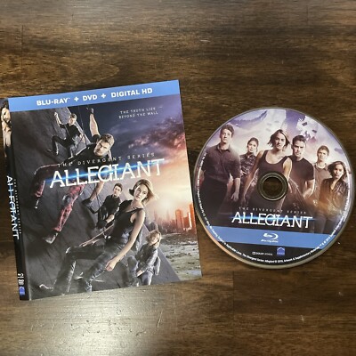 The Divergent Series: Allegiant (Blu-ray, 2016) DISC & COVER ONLY - NO CASE