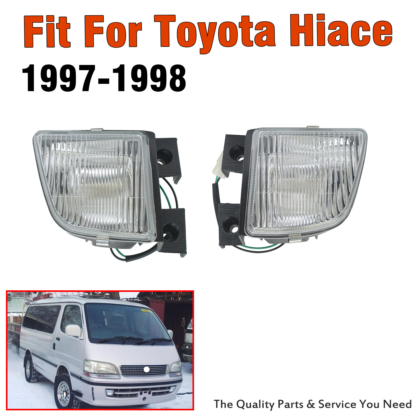 Pair Front Bumper Driving Lamp Fog Light Left&Right For
