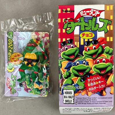 1994 Kabaya Teenage Mutant Ninja Turtles TMNT Raphael Candy Toy Keychain Figure