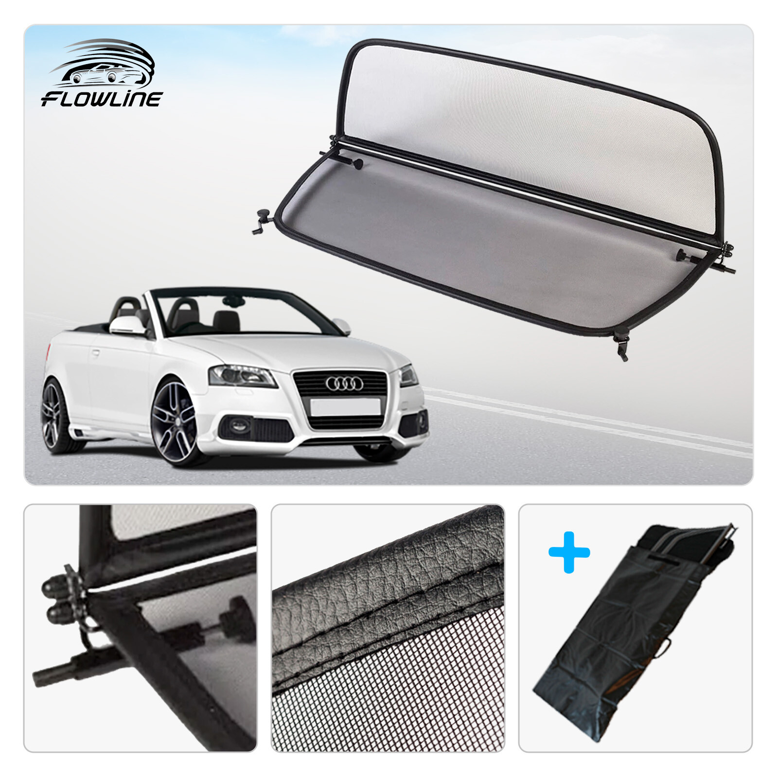 Wind Deflector For Mercedes E A207 (2010-2017) - Collapsible