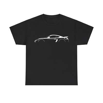 Porsche Cayman GT4 981 Silhouette Car T-shirt