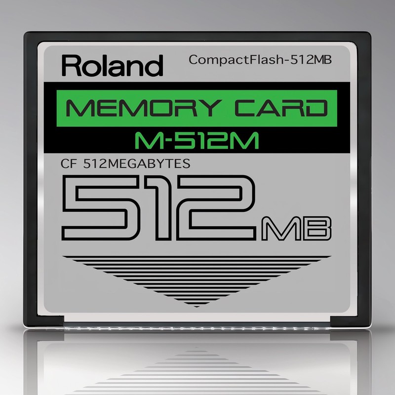 Roland 512MB CF CompactFlash Memory Card for SPD-S, SP-606 TD-20