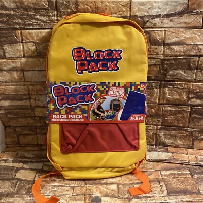 Cortex Toys Block BackPack W/ Building Plate  Building Brick Fits Most Brand 17 