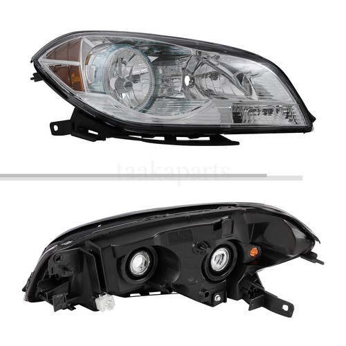 Headlights Headlamps Assembly Pair For Chevy Malibu 2008-2012 Factory Style