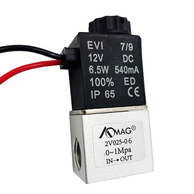   1/8'' NPT DC 12V Electric Solenoid Valve 2 Way Water Air Valve Normally Closed
