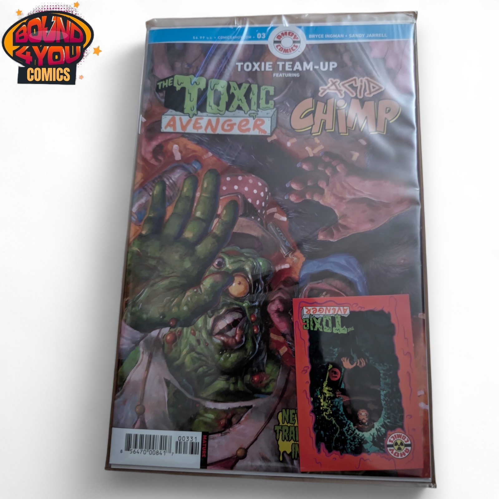 Toxie Team-Up #3 - Fred Harper - Polybagged with Trading Card (2025)