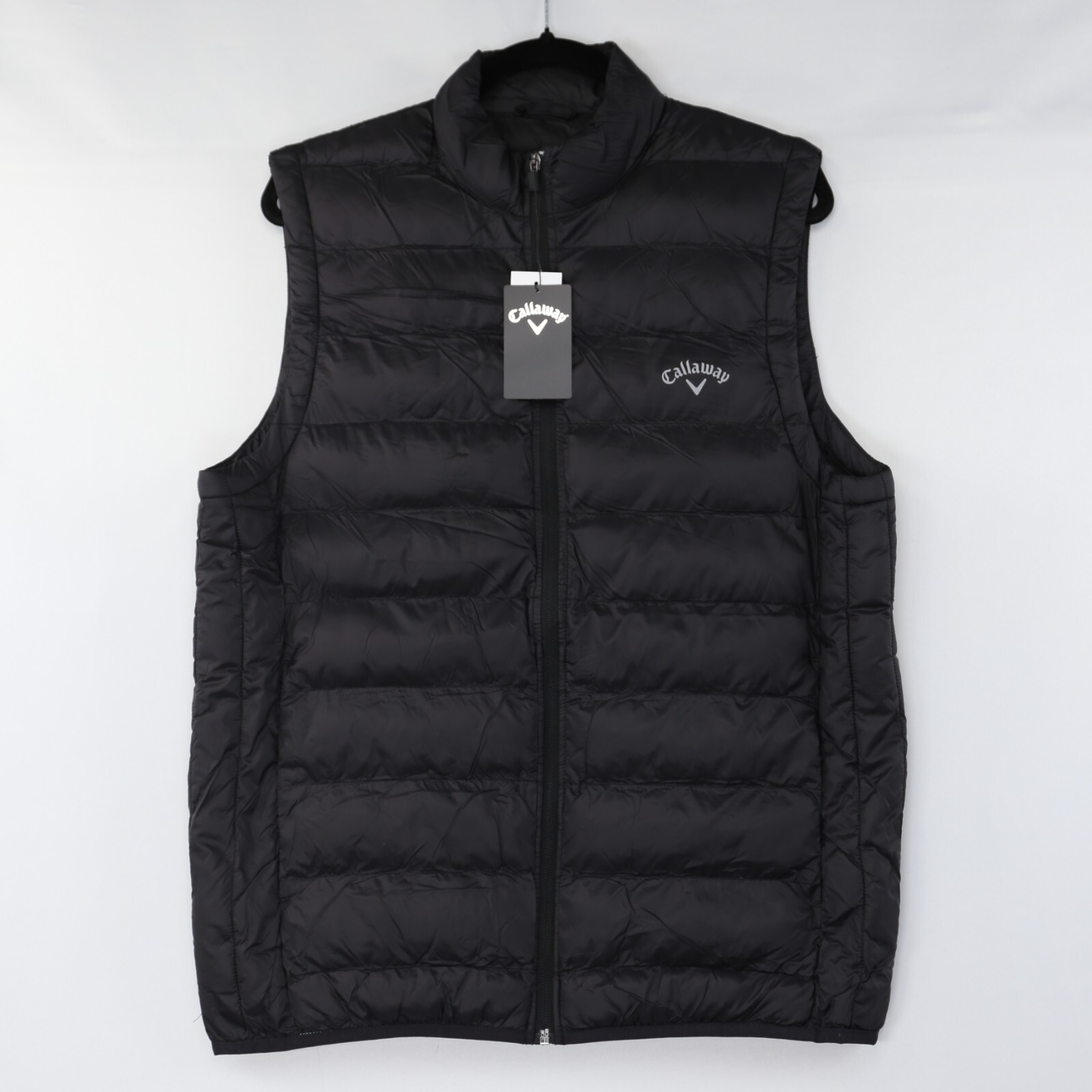 割引発見 Full Puffer Quilted Vest Golf Mens Callaway Zip Lined Pocket レディースウェア